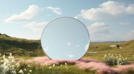 Mirror landscape outdoors nature.